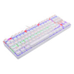 KUMARA Mechanical 87 Key|RGB Backlit Gaming Keyboard - White - Image 4