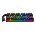 FIZZ Magnetic Plus 60% RGB Gaming Keyboard - Black - Image 2
