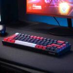 Castor Pro 68Key Wireless Red|Black|White KeyCap Bluetooth RGB Red Switch - Black|Red - Image 6