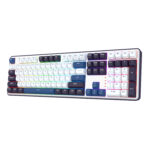 K689 WYVERN RGB Wired Mechanical Keyboard - White/Black - Image 3
