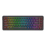 NOVA K709 65% Wired Gasket RGB Gaming Keyboard - Black