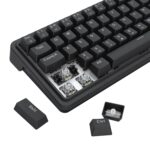 NOVA K709 65% Wired Gasket RGB Gaming Keyboard - Black - Image 4
