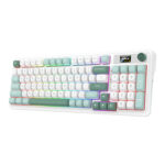 K719WGB GALATIN RGB PRO Full sized Wireless Gaming Keyboard - White - Image 3