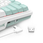 K719WGB GALATIN RGB PRO Full sized Wireless Gaming Keyboard - White - Image 6