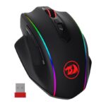 VAMPIRE ELITE Wireless 16000DPI|8 Button|Ergonomic Design|P3335 Optical Sensor|Type-C Cable|RGB Backlit Gaming Mouse - Black - Image 2
