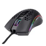 STORM 12400DPI 7 Buttons|Ergonomic Design|P3327 Optical Sensor|Lightweight Body|RGB Backlit gaming Mouse - Black - Image 2