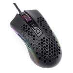 STORM 12400DPI 7 Buttons|Ergonomic Design|P3327 Optical Sensor|Lightweight Body|RGB Backlit gaming Mouse - Black - Image 3