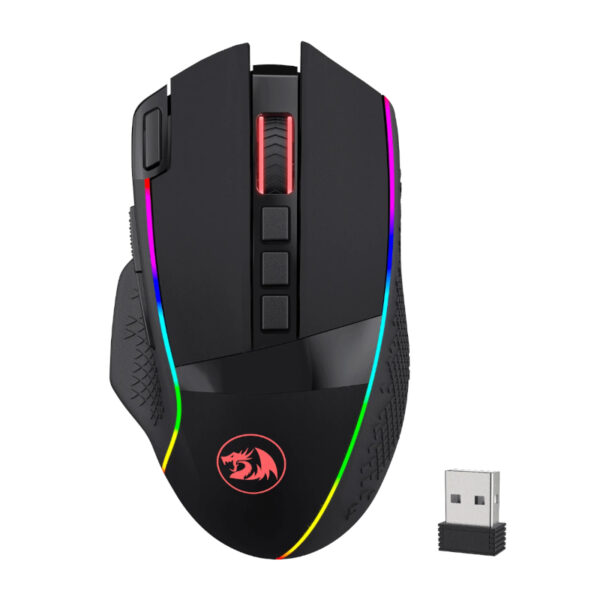 Enlightment 19000DPI RGB Wireless Gaming Mouse - Black