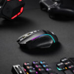 Enlightment 19000DPI RGB Wireless Gaming Mouse - Black - Image 5