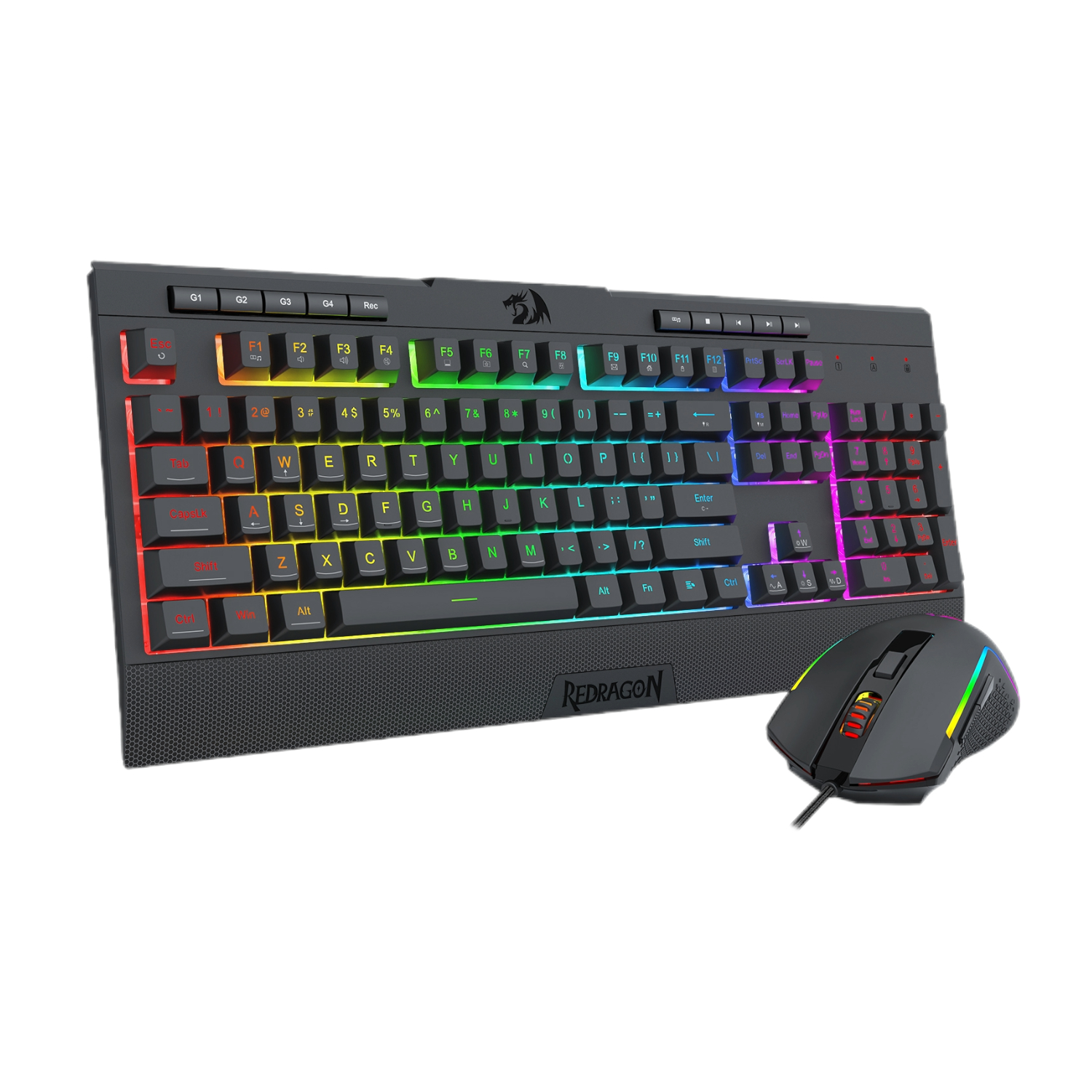 RD-S151_Redragon-S136-Gaming-Keyboard-Mouse-Combo_03 S136 Gaming Keyboard and Mouse Combo-Black - Image 1