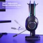 SCREAM Over-Ear RGB Gaming Headset - Black - Image 3