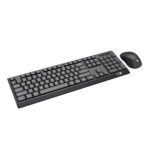 BS-8343A Wireless Keyboard and Mouse Combo - Black - Image 2