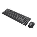 BS-8343A Wireless Keyboard and Mouse Combo - Black - Image 3
