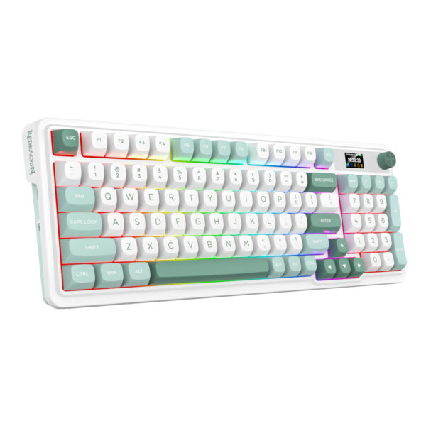 K719WGB GALATIN RGB PRO Full sized Wireless Gaming Keyboard - White