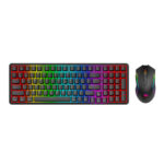 S162 RGB 3-Mode Wireless Mechanical Gaming Keyboard and Mouse Combo - Black