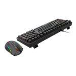 S162 RGB 3-Mode Wireless Mechanical Gaming Keyboard and Mouse Combo - Black - Image 5