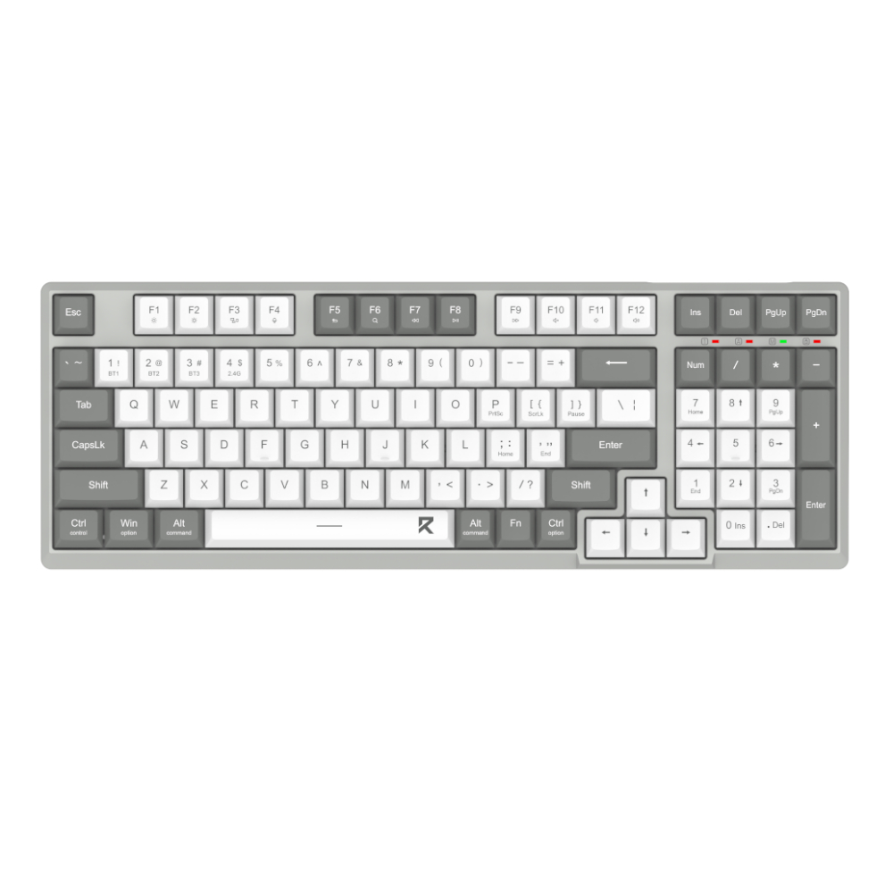 RD-BK-7111_wr_01 KB SCISSOR KEY 2.4G BT WRS BKWT - Image 1