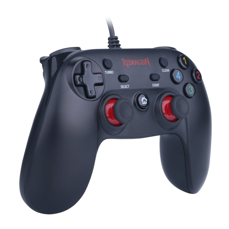 RD-G807_wr_01a SATURN Wired X/D-input(Digital/Analog) PC Controller Black - Image 1