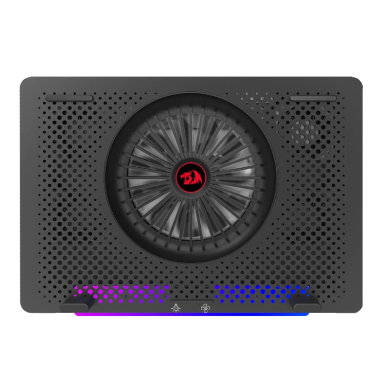RD-GCP500_wr_01 Dual USB 5 Fan RGB Gaming Notebook Stand - Image 1