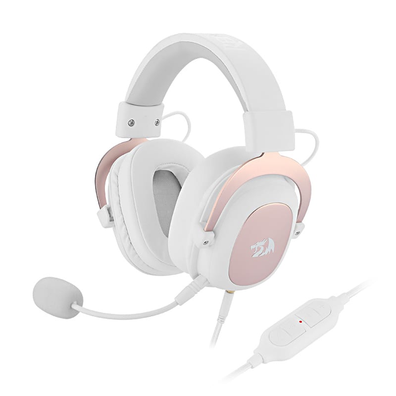 Over-Ear ZEUS 2 USB Gaming Headset - White - Redragon South Africa