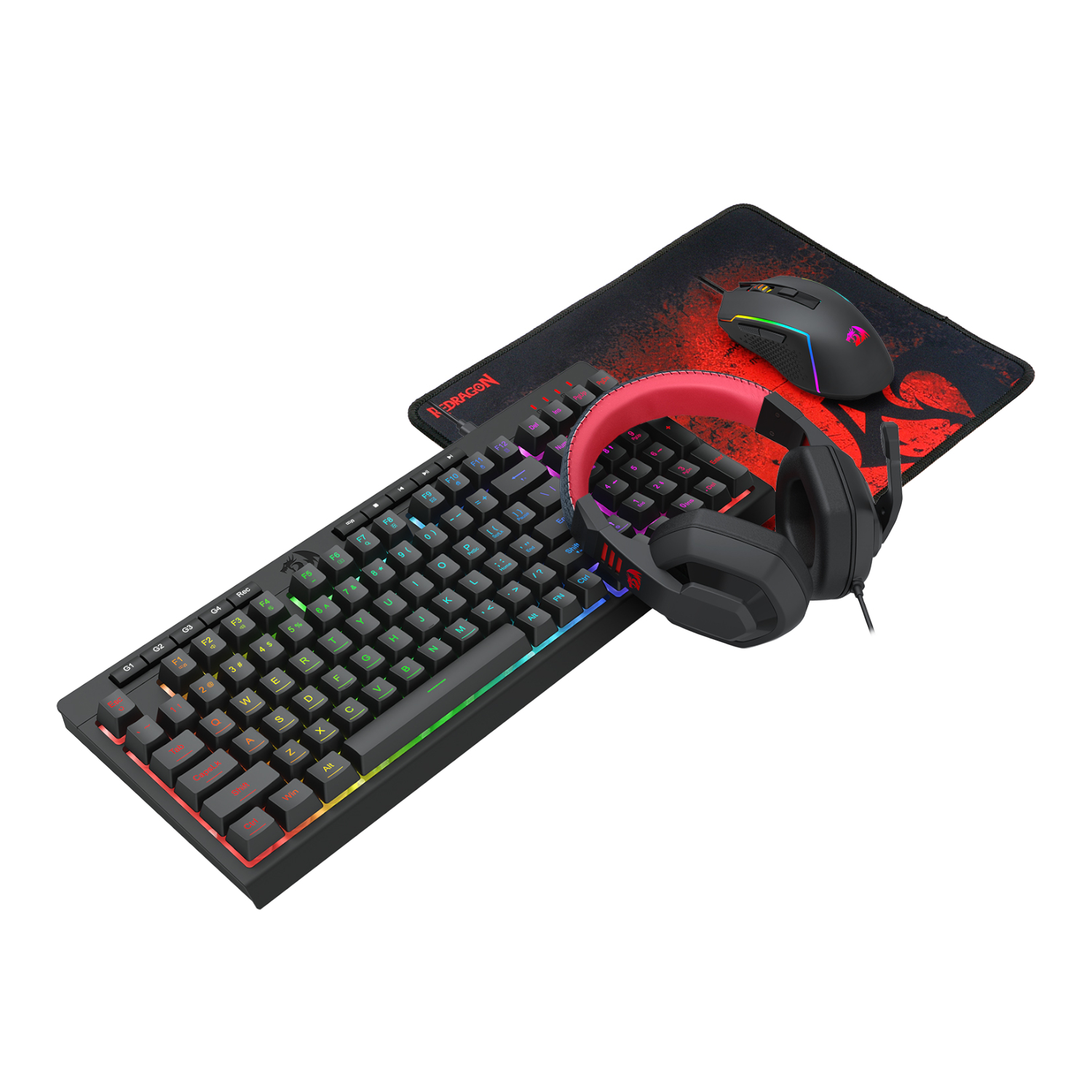 4-in-1 Keyboard | Mouse | Mousepad | Headset Gaming Combo