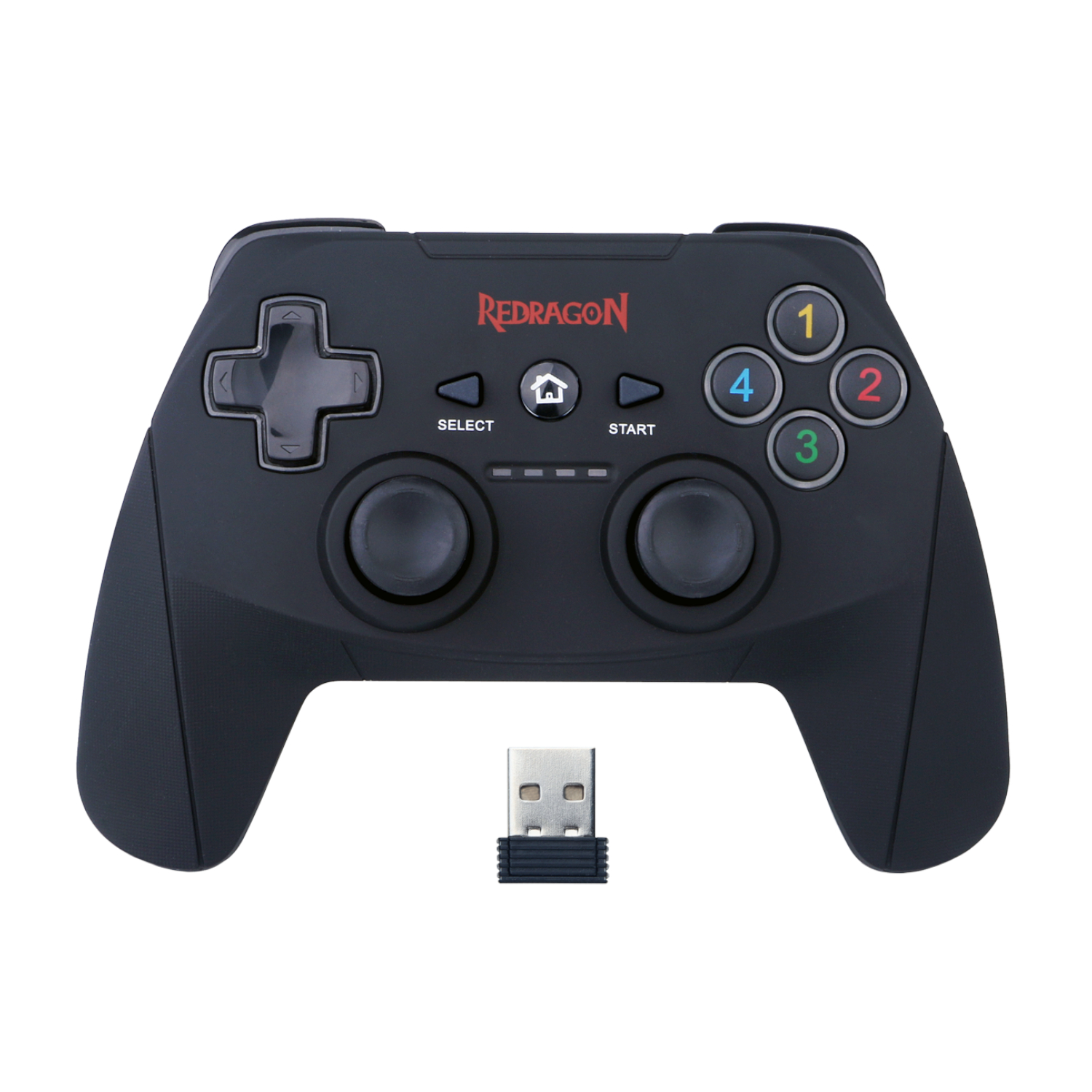 Redragon_RD-G808_wr_01b HARROW Wireless X/D-input(Digital/Analog) PC Controller Black - Image 1