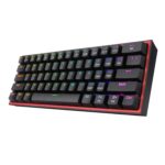 K616 FIZZ Pro 61-Key RGB Mechanical Gaming Keyboard – Black (60%, RGB, Wireless/Wired, Hot-Swappable) - Image 6