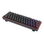 K617 FIZZ 60% Wired RGB Gaming Keyboard - Black - Image 2