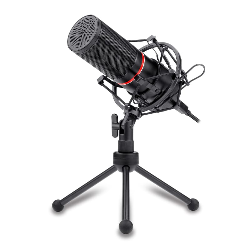 RD-GM300_wr_01 BLAZAR Cardioid USB Gaming Mic and Tripod - Black - Image 1