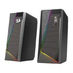 2.0 Satellite Speaker ANVIL 2 x 3W RGB USB|Aux Gaming Speaker - Black