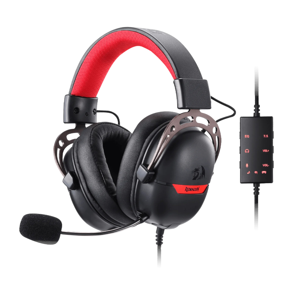 RD-H376BR_wr_01 Over-Ear AURORA Gaming Headset - Black - Image 1