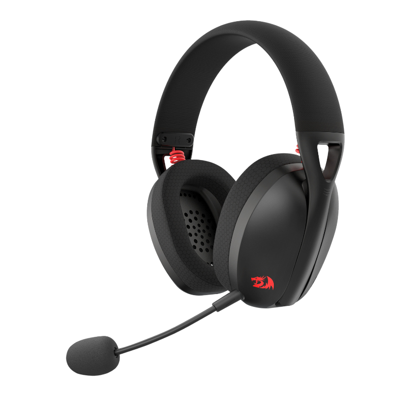 RD-H848_wr_01 Over-Ear IRE BT5.2 Wireless Gaming Headset - Black - Image 1