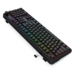 RM104 PRO VOLCANO RGB Wireless Membrane Gaming Keyboard - Black - Image 5