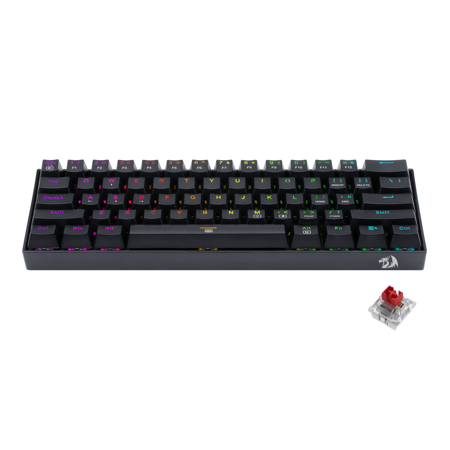 RD-K630RGB_REDRAGON-DRAGONBORN-Wired-Mechanical-Keyboard-RGB-67Key-Design-–-Black_wr_01b DRAGONBORN Wired Mechanical Keyboard RGB 67Key Design - Black - Image 1