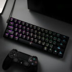 DRAGONBORN Wired Mechanical Keyboard RGB 67Key Design - Black - Image 4