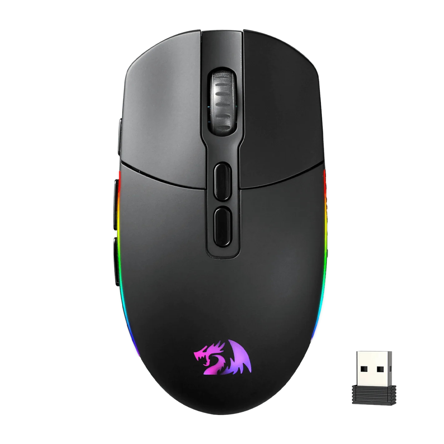RD-M719RGB-PRO_Redragon-M719-Pro-INVADER-10000DPI-2.4GHz-Wireless-Gaming-Mouse-Black_wr_01 M719 Pro INVADER 10000DPI 2.4GHz Wireless Gaming Mouse - Black - Image 1