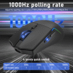 NAGA RGB 10000DPI Wireless Mouse- Black - Image 5