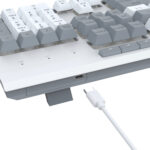 S151 Wired RGB Gaming Keyboard and Mouse Combo - White and Grey - Image 5