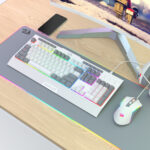S151 Wired RGB Gaming Keyboard and Mouse Combo - White and Grey - Image 7