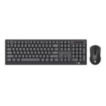 BS-8343A Wireless Keyboard and Mouse Combo - Black
