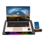 Dual USB 5 Fan RGB Gaming Notebook Stand - Image 5