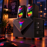 2.1 Satellite Speaker TOCCATA RGB 11W Gaming Speaker - Black - Image 7