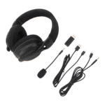 H819 QUAD AIR Wireless Gaming Headset - Black - Image 7