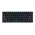 DRACONIC PRO Mechanical 61 Key|Bluetooth 5.0|RGB 9 Colour Modes|Rechargable Battery|Type-C Charging Cable Gaming Keyboard - Black - Image 2