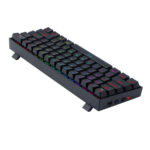 DRACONIC PRO Mechanical 61 Key|Bluetooth 5.0|RGB 9 Colour Modes|Rechargable Battery|Type-C Charging Cable Gaming Keyboard - Black - Image 6