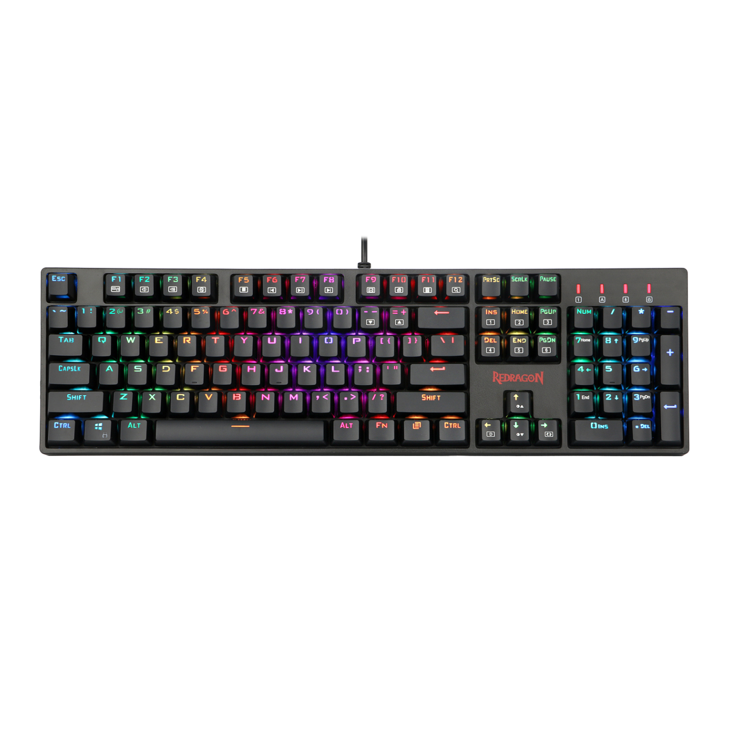 RD-K582RGB_Redragon-SURARA-MECHANICAL-RGB-Gaming-Keyboard-–-Black_wr_01a SURARA MECHANICAL RGB Gaming Keyboard - Black - Image 1