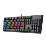 SURARA MECHANICAL RGB Gaming Keyboard - Black - Image 4