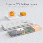 MECHANICAL AZURE Wireless Gaming Keyboard - Image 3