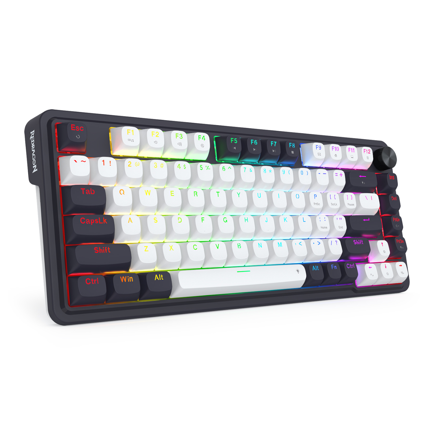 RD-K673WB-RGB-M_Redragon-K673-UCAL-75-Magnetic-Ultramag-Switch-Wired-Keyboard-Black_wr_01a K673 UCAL 75% Magnetic Ultramag Switch Wired Keyboard - Black - Image 1