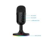 GM303 PULSAR Gaming Stream Microphone - Black - Image 5